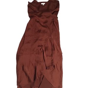 New York & Company Medium Brown Dress